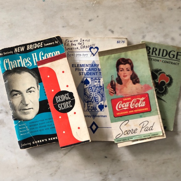 Other - Vintage Lot Of Bridge Books and Score Pads